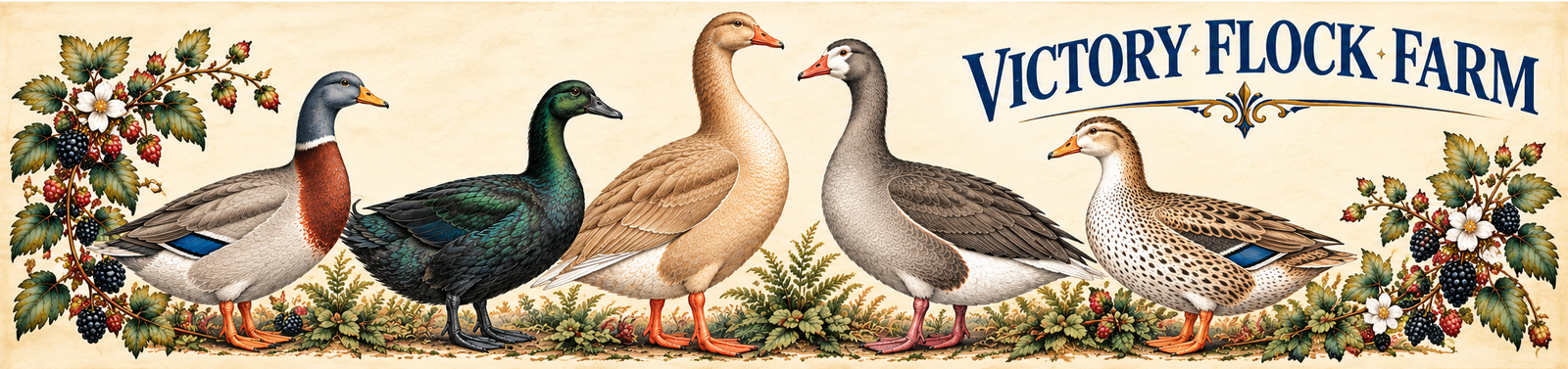 Victory Flock Farm Banner
