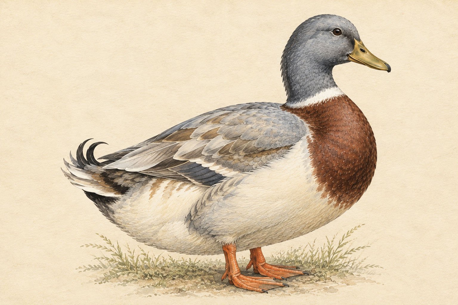 Saxony Duck Breed Standard